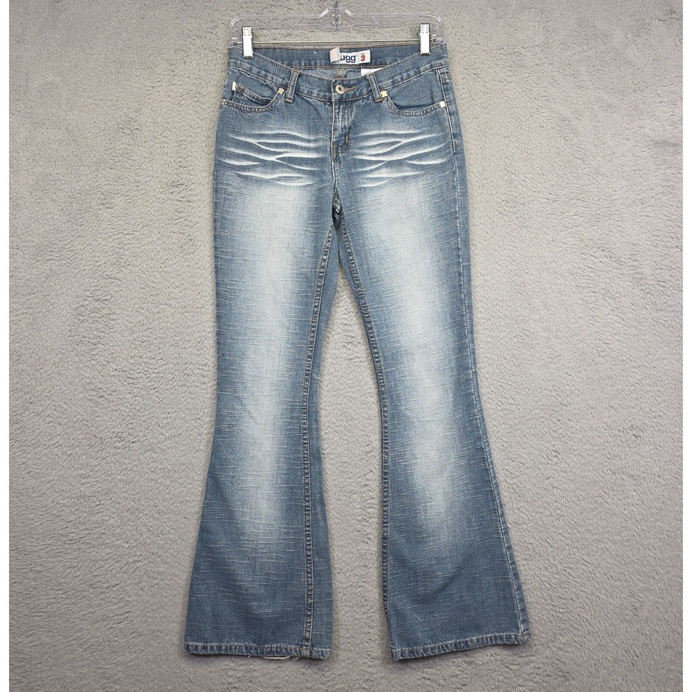 Plugg Women's Blue Flare Jeans